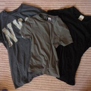 Stylish fitted T-Shirts - Gray and Black